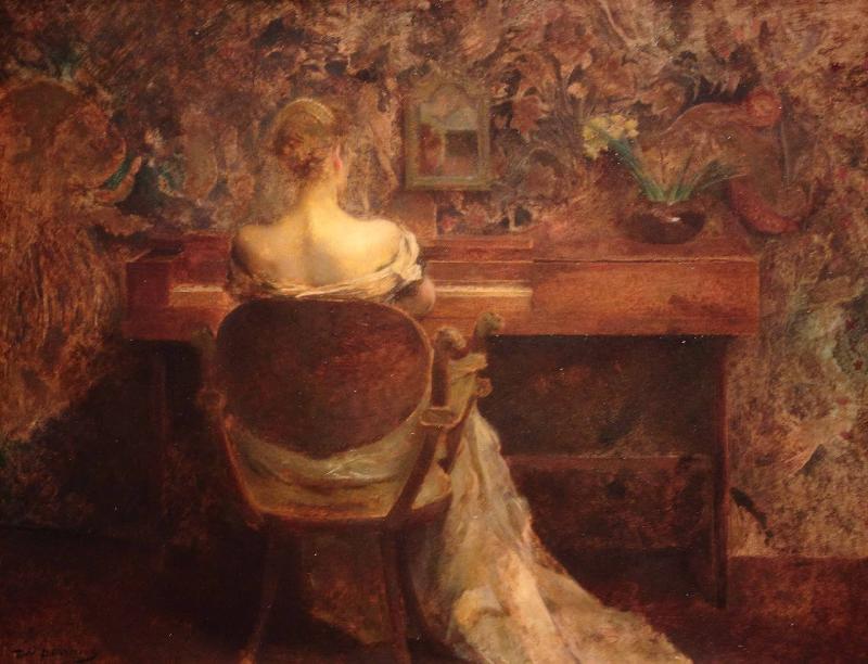 Thomas Dewing The Spinet